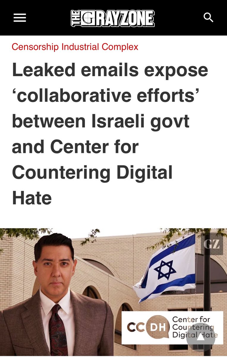 MaxBlumenthal's tweet photo. @elonmusk @thackerpd @MikeBenzCyber @TuckerCarlson @SharylAttkisson @JudiciaryGOP @Weaponization Elon, I revealed that your arch-enemy CCDH works directly with the Israeli government and funds it through cutouts it introduced to its founder and CEO 

Any reason you’ve ignored my report when you’re publicly accusing CCDH of being an agent of foreign govts? https://t.co/SUWqrp7lEg