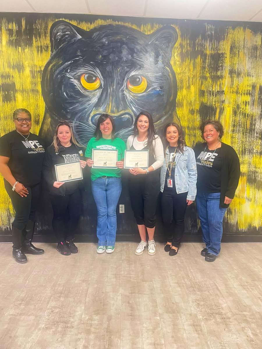 Congratulations to MPE’s of the years: 
Ms. Hargrove- Teacher of the Year
Ms. Patton- Instructional Support Staff
Mrs. Medina- Clerical Support Staff