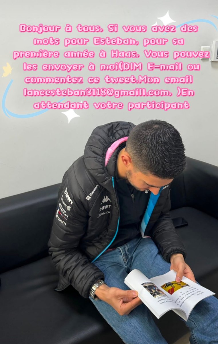 onlyestebanocon's tweet photo. Montrez votre amour et votre soutien à Esteban pour sa première année à Haas. Merci. Hate de te voir à Shanghai.
PS le derniere date:01 mars 2025
#EstebanOcon #TeamOcon https://t.co/XD5hCl2Ce6
