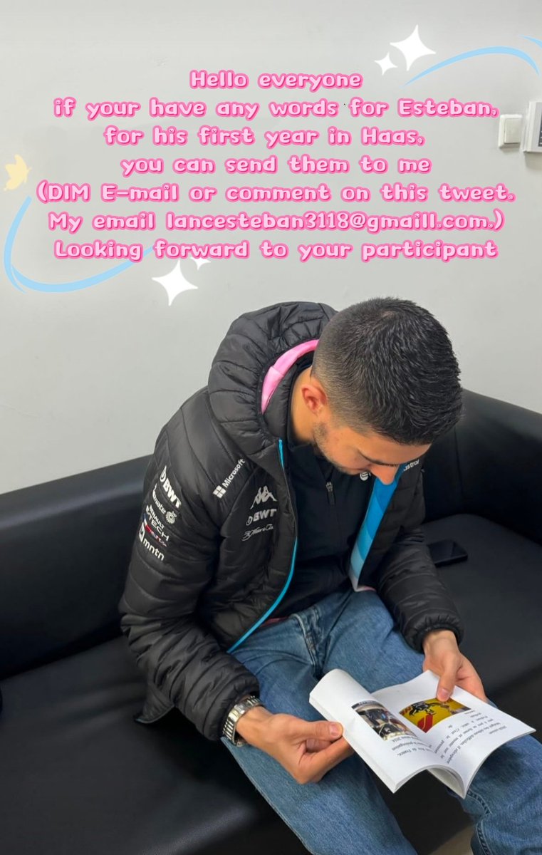 onlyestebanocon's tweet photo. Montrez votre amour et votre soutien à Esteban pour sa première année à Haas. Merci. Hate de te voir à Shanghai.
PS le derniere date:01 mars 2025
#EstebanOcon #TeamOcon https://t.co/XD5hCl2Ce6