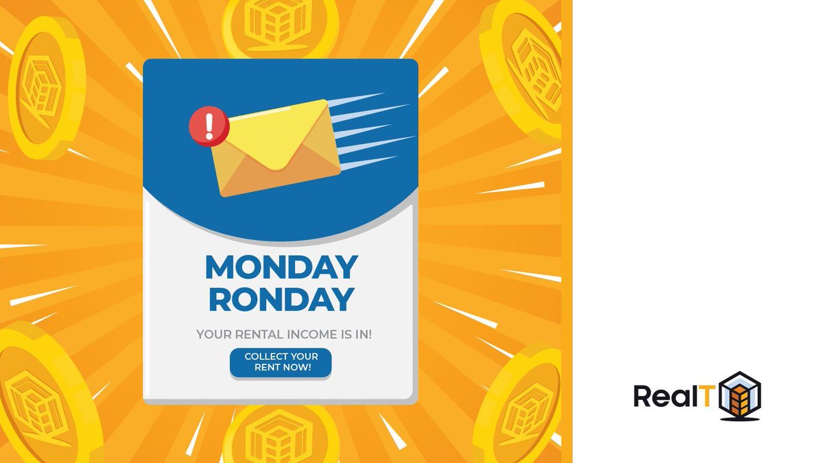 RealTPlatformSP's tweet photo. 🎉 ¡Ronday está aquí, y es momento de celebrar tus ingresos!

👀 Las distribuciones semanales ya fueron enviadas a tu wallet.

#RealT #WeeklyRent #Ronday https://t.co/U6KVRrAGwn