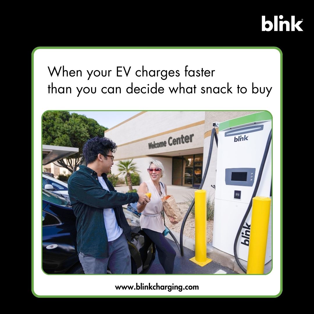 BlinkCharging's tweet image. Snack decisions can be hard, but charging at a Blink Fast Charger isn&apos;t. 

#ChargeAndGo #BlinkCharging #MondayMeme #FastCharging #EVCharging #EV #EVDrivers