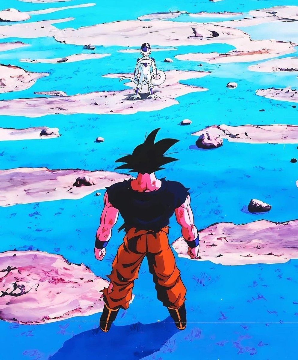 90sDBZ's tweet image. Goku vs Frieza