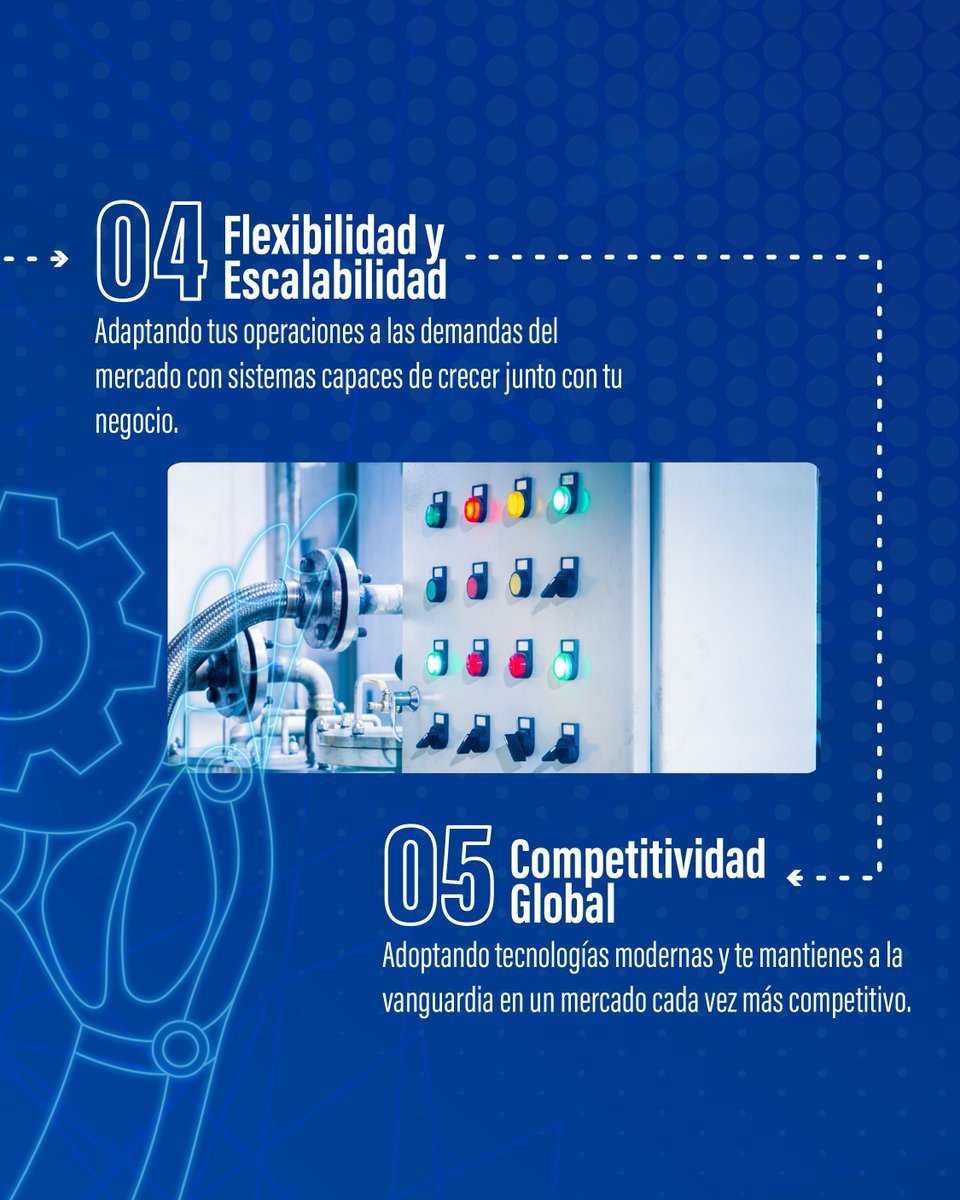 ICAutomatizados's tweet photo. ¿Sabías que la automatización industrial está transformando la economía global? 🌟
Implementar soluciones automatizadas no solo ahorra tiempo, sino que también aumenta la productividad y reduce errores en los procesos.

#AutomatizaciónIndustrial #Productividad #Innovación https://t.co/XsEdkfICTD
