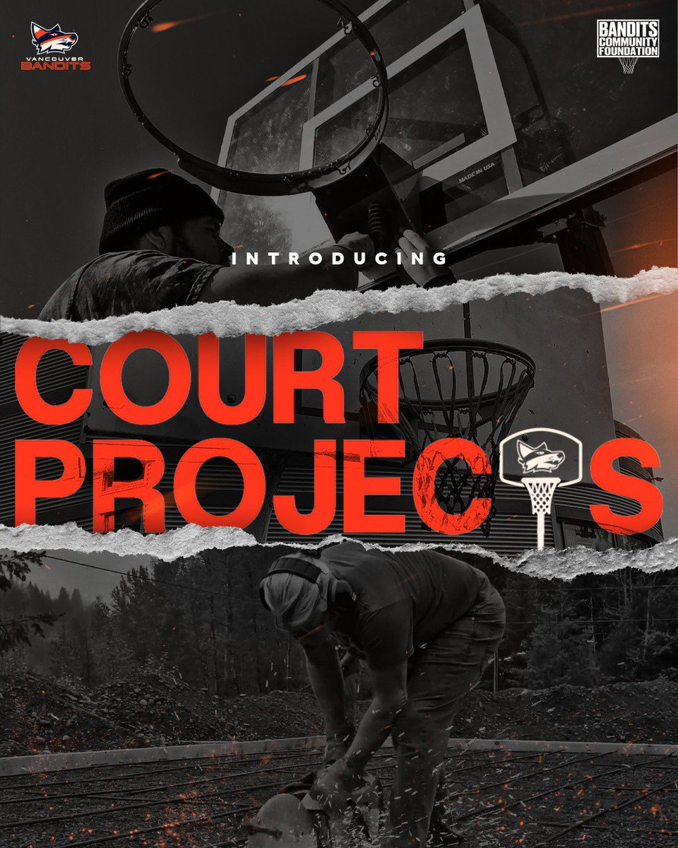 banditsFDN's tweet photo. Court Projects: Bringing communities together through basketball 🏀🤝

The goal: More outdoor courts, rims and nets across British Columbia. A partnered initiative with the @banditsFDN, @BCGovNews and our partners. 

Learn more at https://t.co/Wq37UAD5EV https://t.co/nz12gOA3OH
