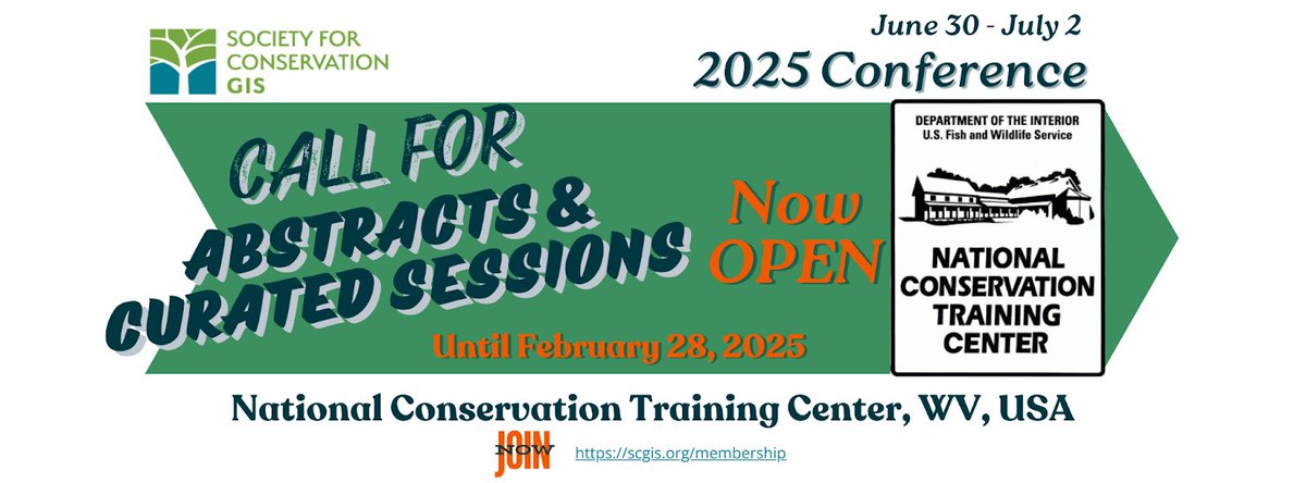 Society for Conservation GIS tweet media