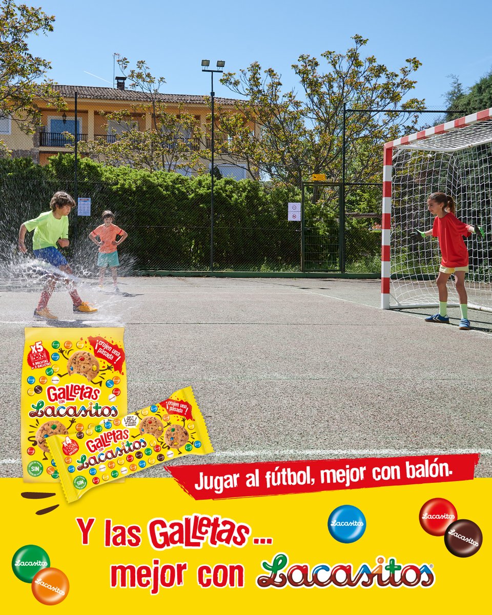 Jugar al futbol, mejor con balón. Y las galletas... ¡mejor con Lacasitos!

NUEVAS galletas con Lacasitos, las galletas ¡mejor con Lacasitos! 💛#GalletasConLacasitos
