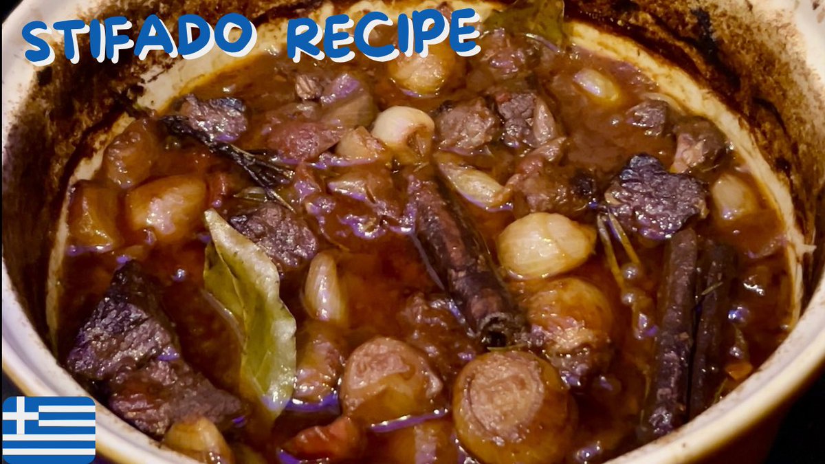 Meandmyman93's tweet photo. Who loves Greek Food ????
If so check this out 🇬🇷
Authentic Stifado Recipe !Traditional Classic Corfu Greek comfort Food. We Love It 🇬🇷
https://t.co/mDhocJNvj2
#greek #food #stifado https://t.co/nTbbjW2jRU