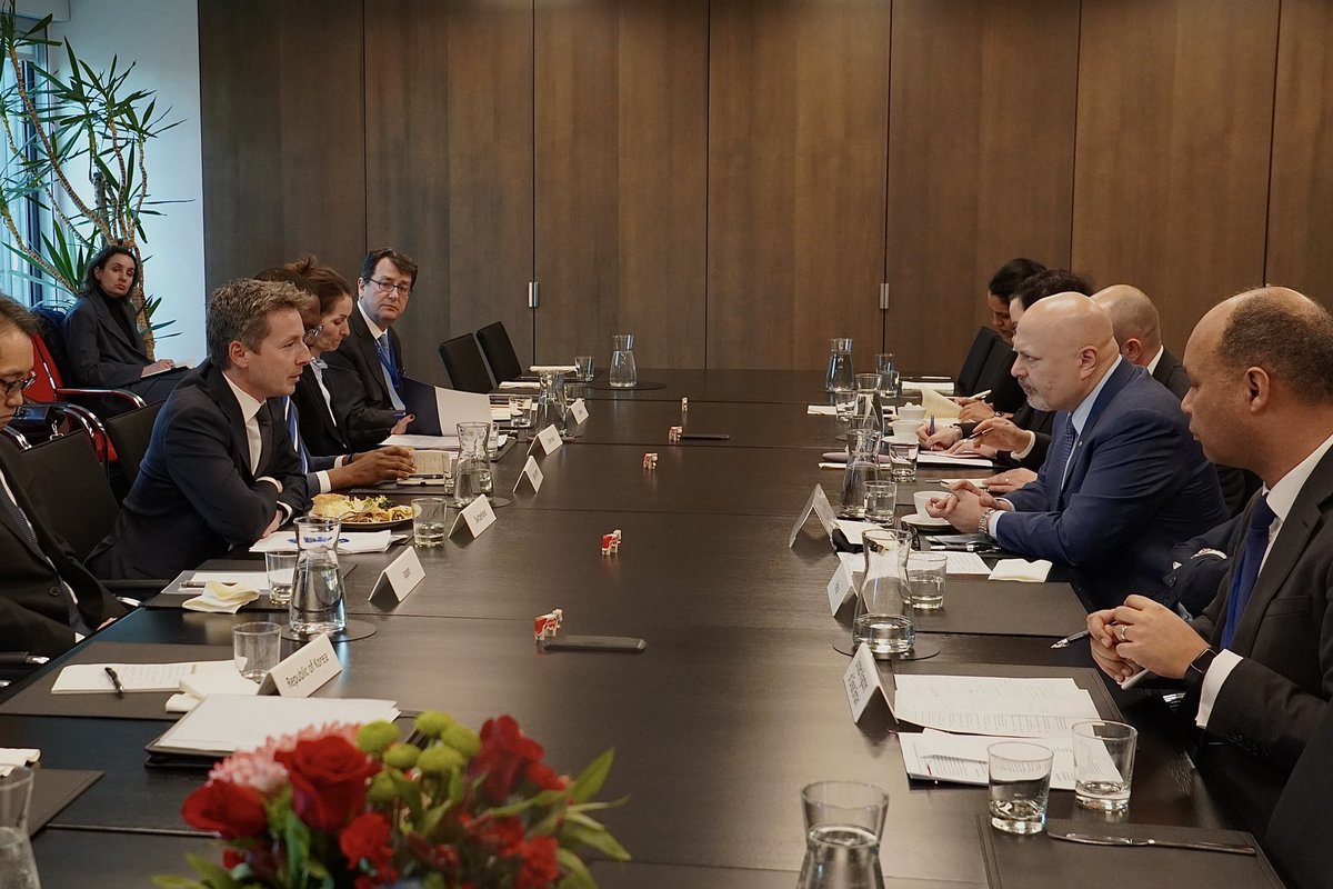 As outgoing #ICC focal point on the Council with 🇯🇵, 🇨🇭 was honored to hand over this role to 🇸🇱 &amp; 🇩🇰 and host a key discussion with <a href="/KarimKhanQC/">Karim A. A. Khan KC</a> and the ICC Caucus.

We reaffirm our steadfast support for the ICC as an independent and impartial judicial institution.