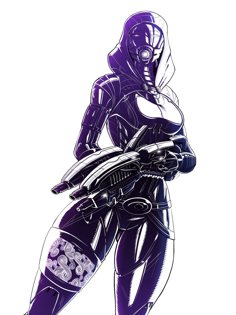 spaceMAXmarine's tweet photo. #Mass_effect #Tali 

She have a shotgun https://t.co/F8yhxSQrl5