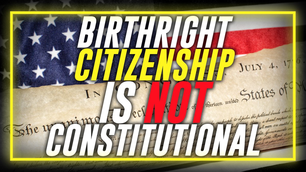 MUST-SEE CONSTITUTIONAL BREAKDOWN:

Illegal Aliens’ Children DO NOT Get Citizenship Under The 14th Amendment!

Alex Jones Reveals That Trump Ending Birthright Citizenship Is Simply Executing The American System

» WATCH/SHARE THE LIVE X STREAM HERE:
https://t.co/mQWVdL3Whr https://t.co/yD5utVU6hc