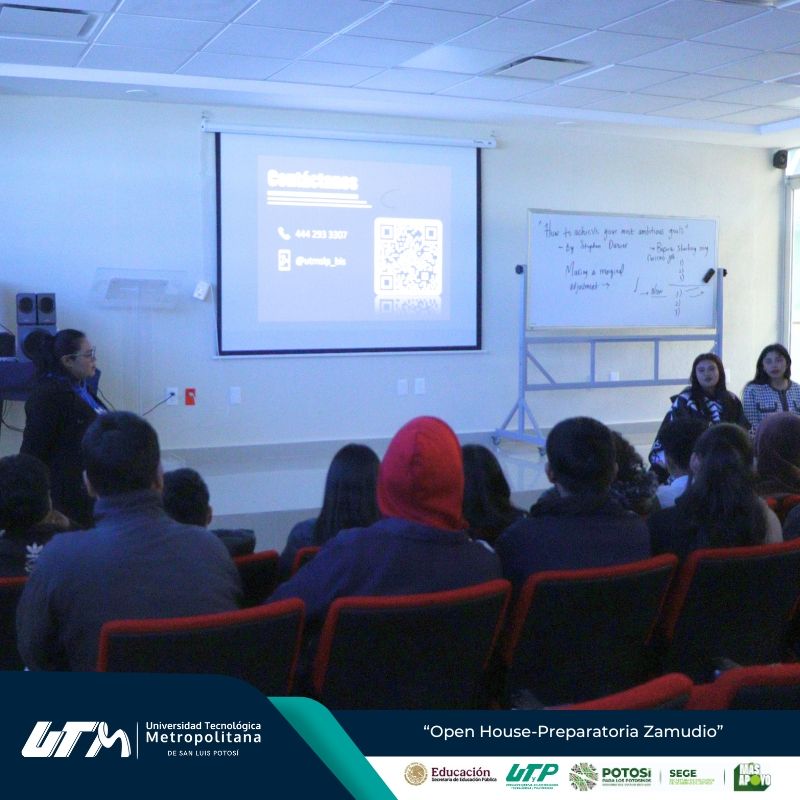 UTMSLP_BIS's tweet photo. ¡Gracias por visitarnos! 🎓✨
Agradecemos a la Escuela Preparatoria Mtro. Javier Zamudio Cortés por asistir a nuestro Open House. 🏫💡
#OpenHouse #UTMSLP #FuturosUniversitarios #SomosUTM #EducaciónSuperior #ComunidadUTM https://t.co/TkZe41SRZm