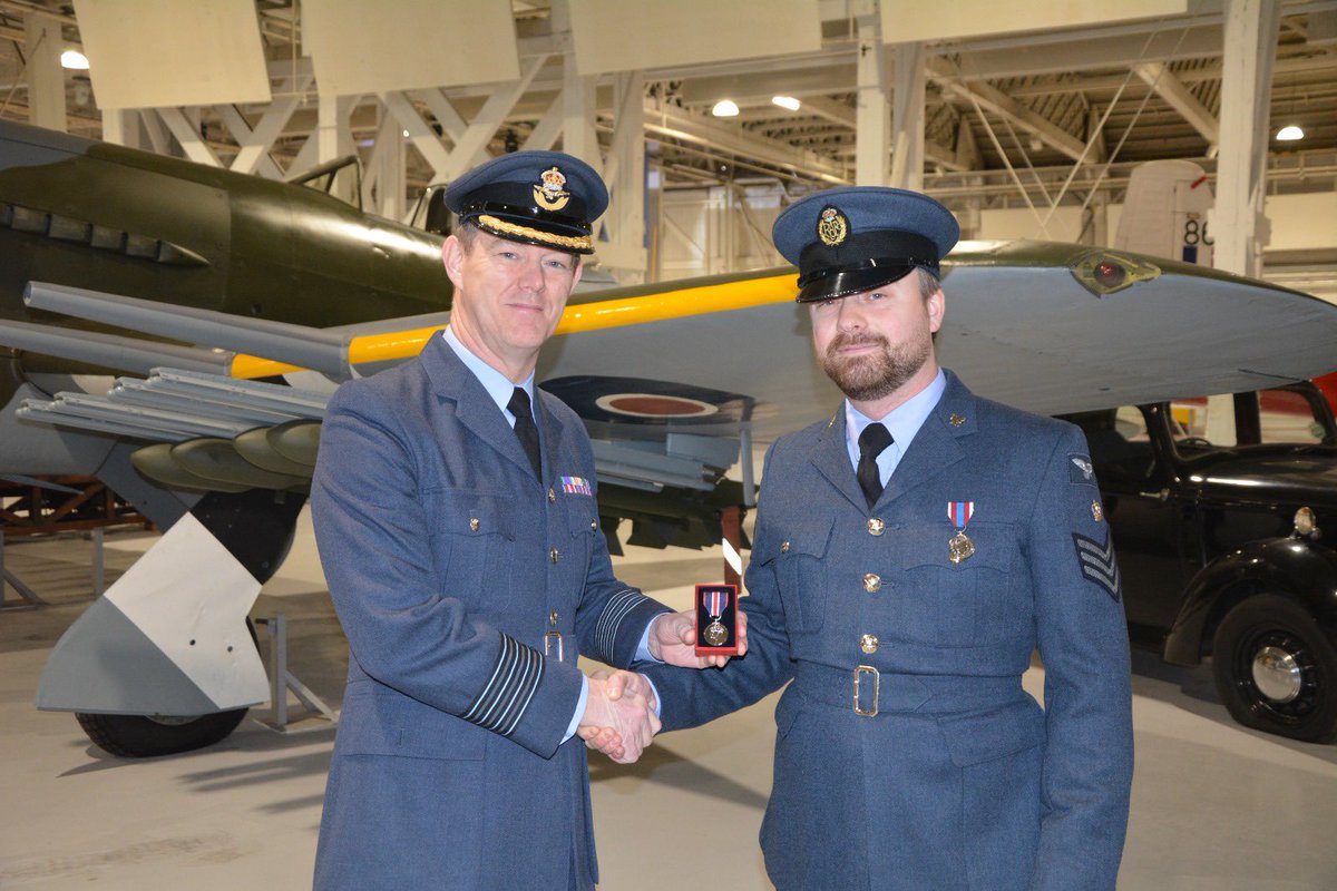 16F_ATC's tweet photo. Our Squadron Warrant Officer, Flight Sergeant Rookes, was presented with the King’s Coronation Medal on Saturday by the Regional Commandant for over 5 years of uniformed service. Cute! https://t.co/tPNI3gew5b