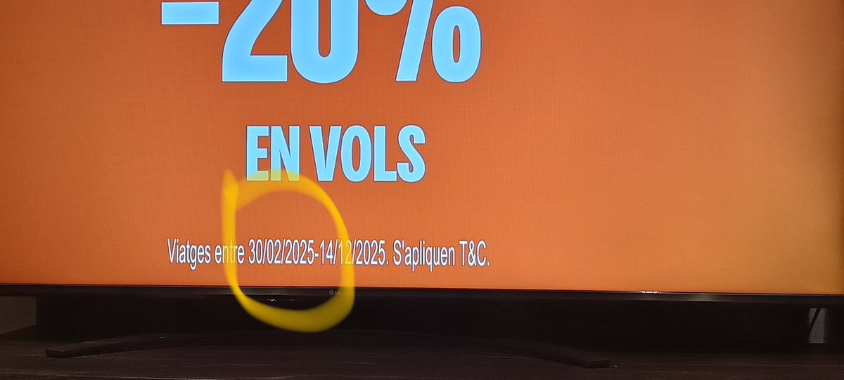 esala228's tweet photo. No sabia que el mes de febrero tuviese 30 dias @easyJet. Es que nadie repasa los anuncios? https://t.co/0RdWK2Cq6M