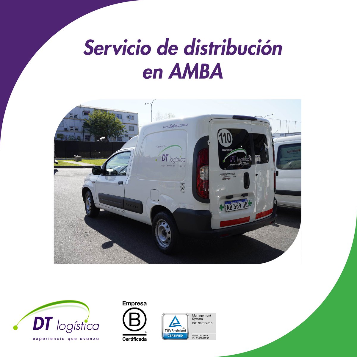 🚛 #Distribución eficiente y con #propósito en el AMBA 
En DT Logística, como #EmpresaB, combinamos rapidez, precisión y compromiso con la #sostenibilidad:
✅ Entregas en 24 horas.
✅ Cobranzas integradas.
✅ Rendición de valores en 24 horas.
  dtlogistica.com.ar
#Logistica