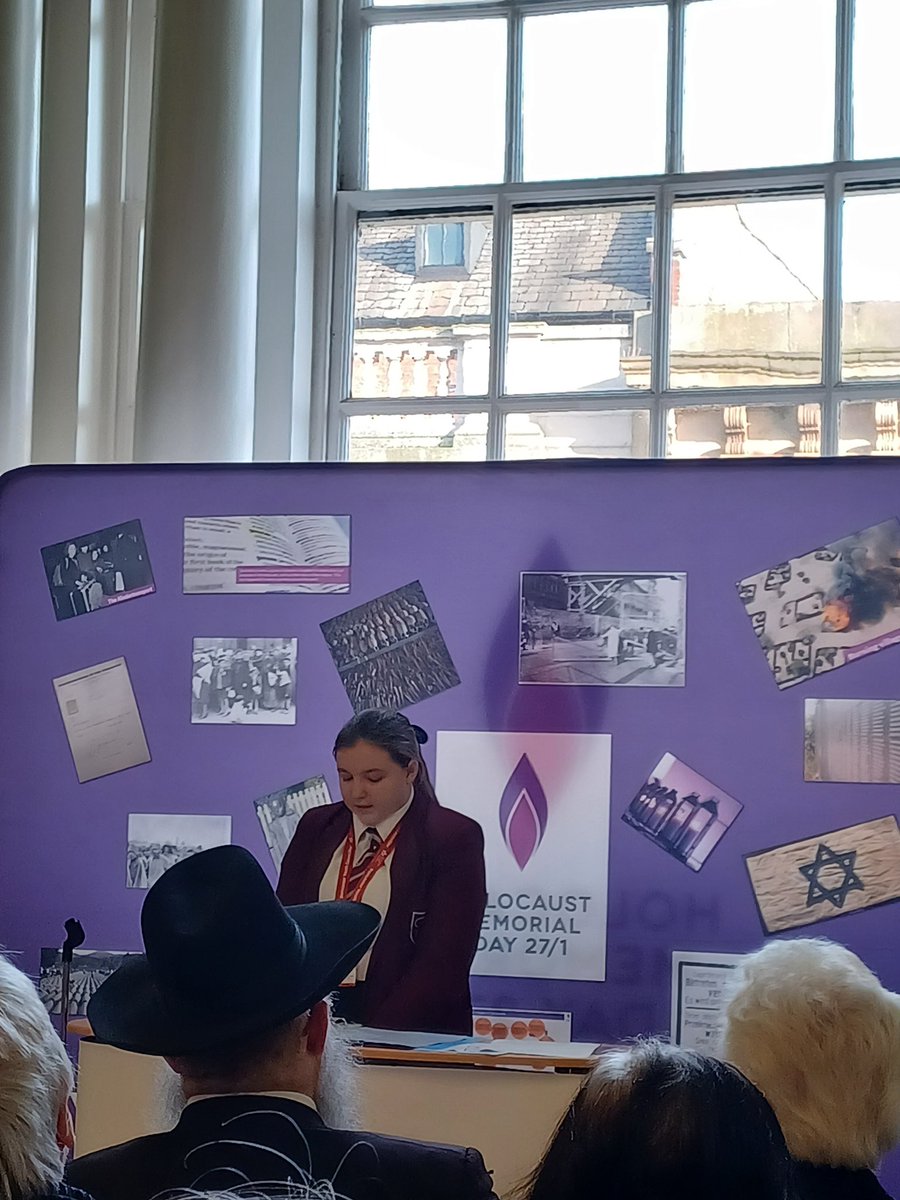 Doncaster Youth Council (@donyouthcouncil) on Twitter photo Youth Councillor Rylie’s reading reminded us of the power of remembrance and the commitment to building a future where diversity is celebrated, empathy thrives, and love triumphs over hate. 🕯️💜#WeRemember
@HMD_uk <a href="/DoncasterHMD/">Doncaster Holocaust Memorial Day</a> <a href="/trinitythorne/">Trinity Academy</a> Youth Councillor Rylie’s reading reminded us of the power of remembrance and the commitment to building a future where diversity is celebrated, empathy thrives, and love triumphs over hate. 🕯️💜#WeRemember
@HMD_uk <a href="/DoncasterHMD/">Doncaster Holocaust Memorial Day</a> <a href="/trinitythorne/">Trinity Academy</a>