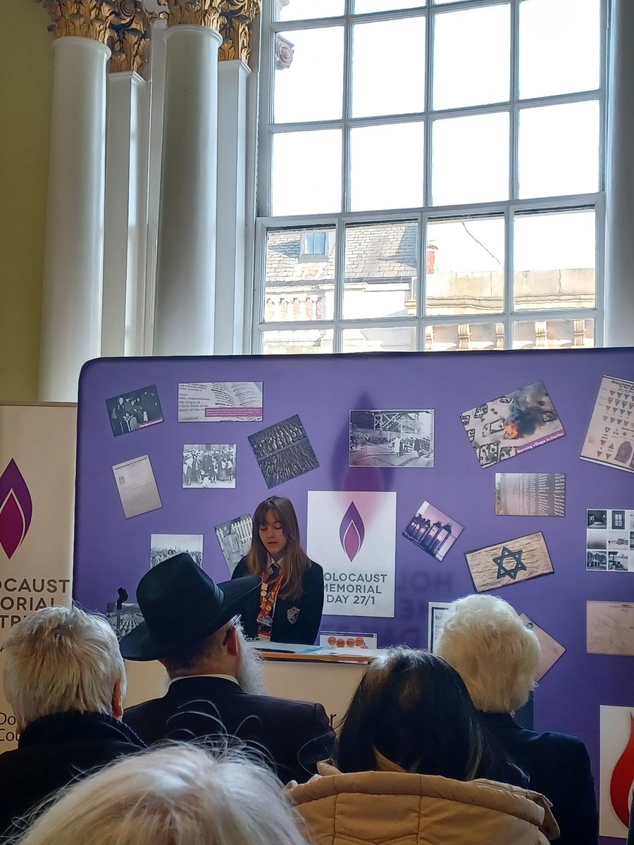 Doncaster Youth Council (@donyouthcouncil) on Twitter photo Youth Councillor Kira shared her moving poem Indelible, written in her own words to reflect on the Bosnia genocide. Through vivid imagery and raw emotion, Kira reminded us of the lives lost and the importance of remembrance. #WeRemember 🕯️💜
<a href="/ArmthorpeDN3/">Armthorpe Academy</a> @HMD_uk <a href="/DoncasterHMD/">Doncaster Holocaust Memorial Day</a> Youth Councillor Kira shared her moving poem Indelible, written in her own words to reflect on the Bosnia genocide. Through vivid imagery and raw emotion, Kira reminded us of the lives lost and the importance of remembrance. #WeRemember 🕯️💜
<a href="/ArmthorpeDN3/">Armthorpe Academy</a> @HMD_uk <a href="/DoncasterHMD/">Doncaster Holocaust Memorial Day</a>
