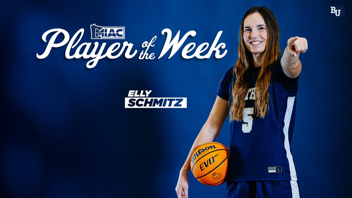 Getting it done on both ends of the court 💪 𝘽𝙖𝙘𝙠-𝙩𝙤-𝙗𝙖𝙘𝙠 weekly award for Elly Schmitz with a combined 9️⃣ blocks and 6️⃣ steals in two games. #RoarWithUs