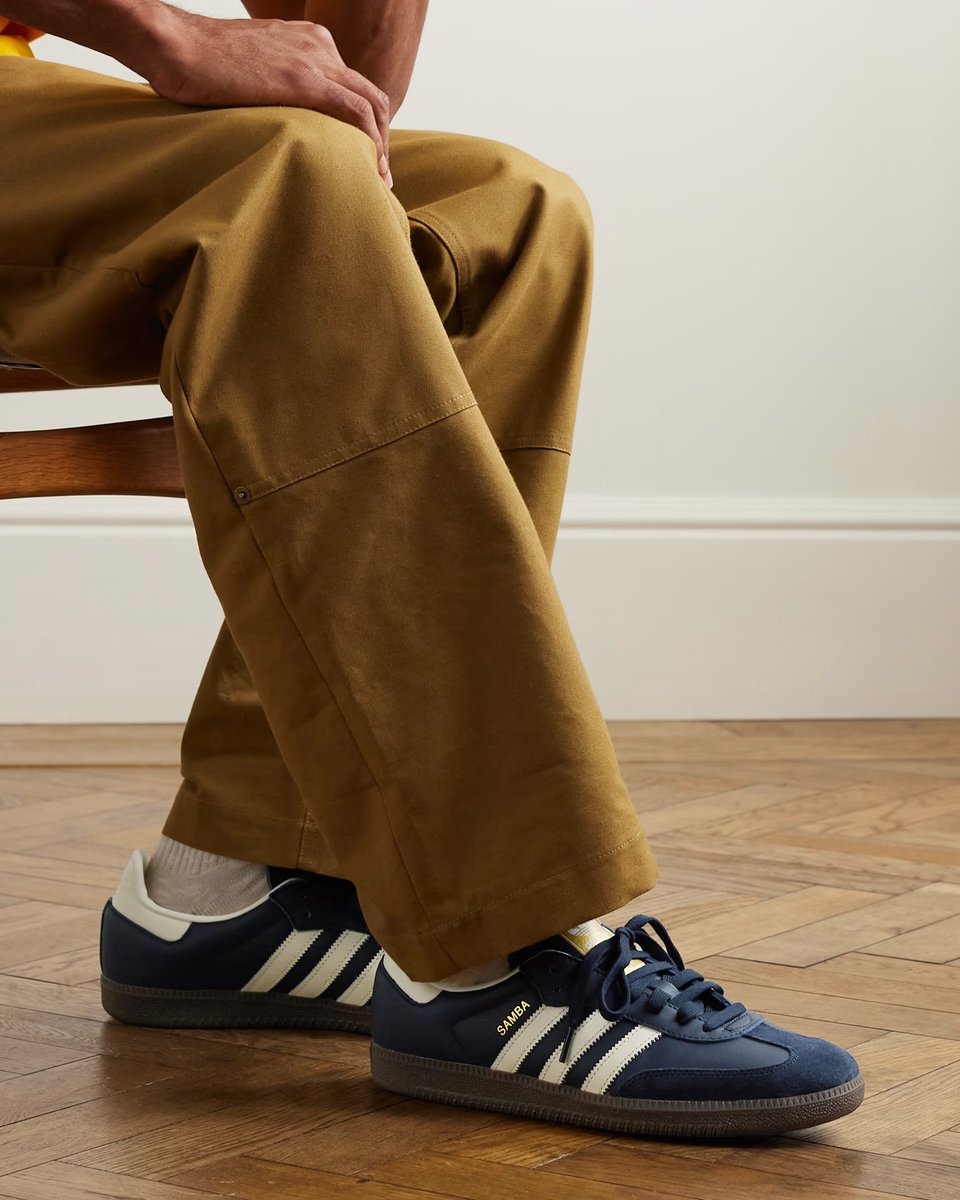 Price reduced on @MRPORTERLIVE. adidas Samba OG Night Navy. Retail $100.  Now $88.  https://t.co/4j0nUiHDcl ad