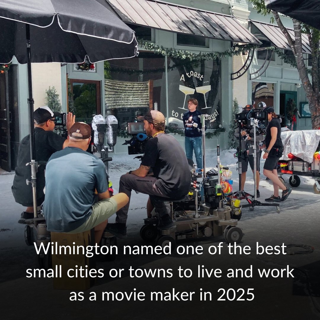 🎥🎬 Wilmington once again makes <a href="/moviemakermag/">MovieMaker</a>'s list of the best small cities or towns to live and work as a movie maker. 

This year #Wilmywood checks in at #️⃣3️⃣and is lauded for its four-decade history as a moviemaking powerhouse.

Read the article 👇