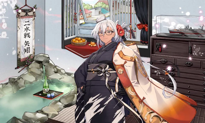 メンテナンス前の長時間遠征も出した。晴れ着武蔵…またしばらく見れない…(';ω;`)節分グラ、どの子が新規で来るか楽しみ 