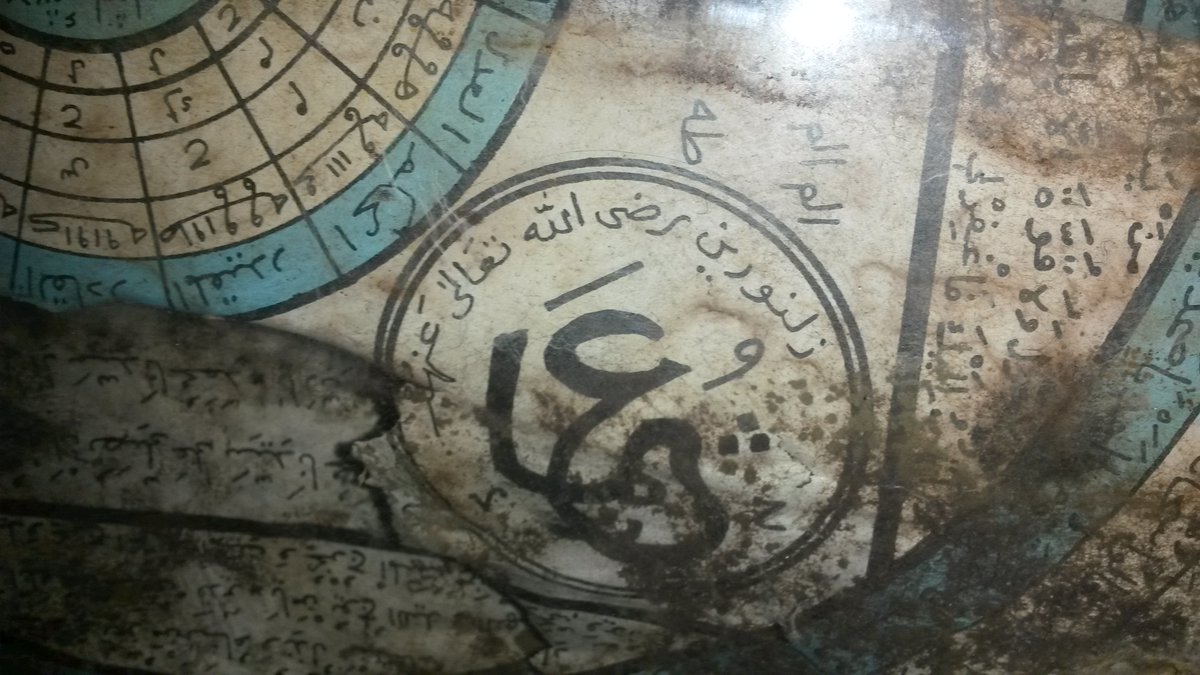 Nisan 2016'da Rum Mehmet Paşa Camii'nin bir odasında fotoğrafladığım, "eşine rastlanmayan kıymetli bir sanat eseridir" notlu eser. Neyin nesidir acaba?