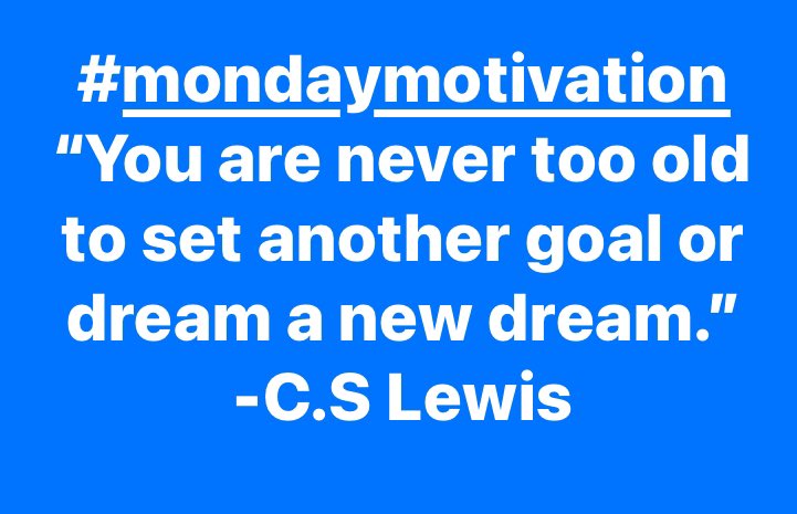 #MondayMotivation