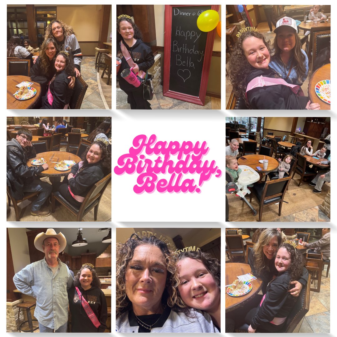 We had the best time celebrating this sweet girl’s birthday at the Korral this weekend. Happy Birthday, Bella. We love you! 🩷