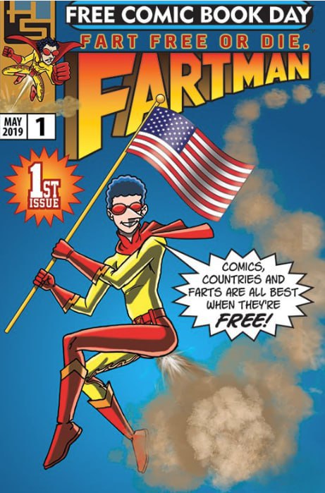 When the world needs saving and the air needs clearing, Fartman is your guy.