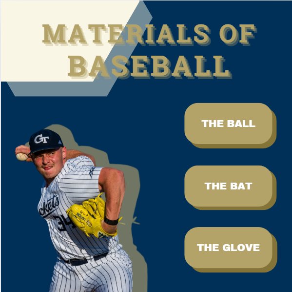 GTMSE_3's tweet image. Baseball isn’t just a game—it’s science in motion! ⚾ From cork cores to carbon fiber bats, materials engineering makes every play possible. Dive into the tech behind the game! 🧪 #BaseballScience #MaterialsEngineering