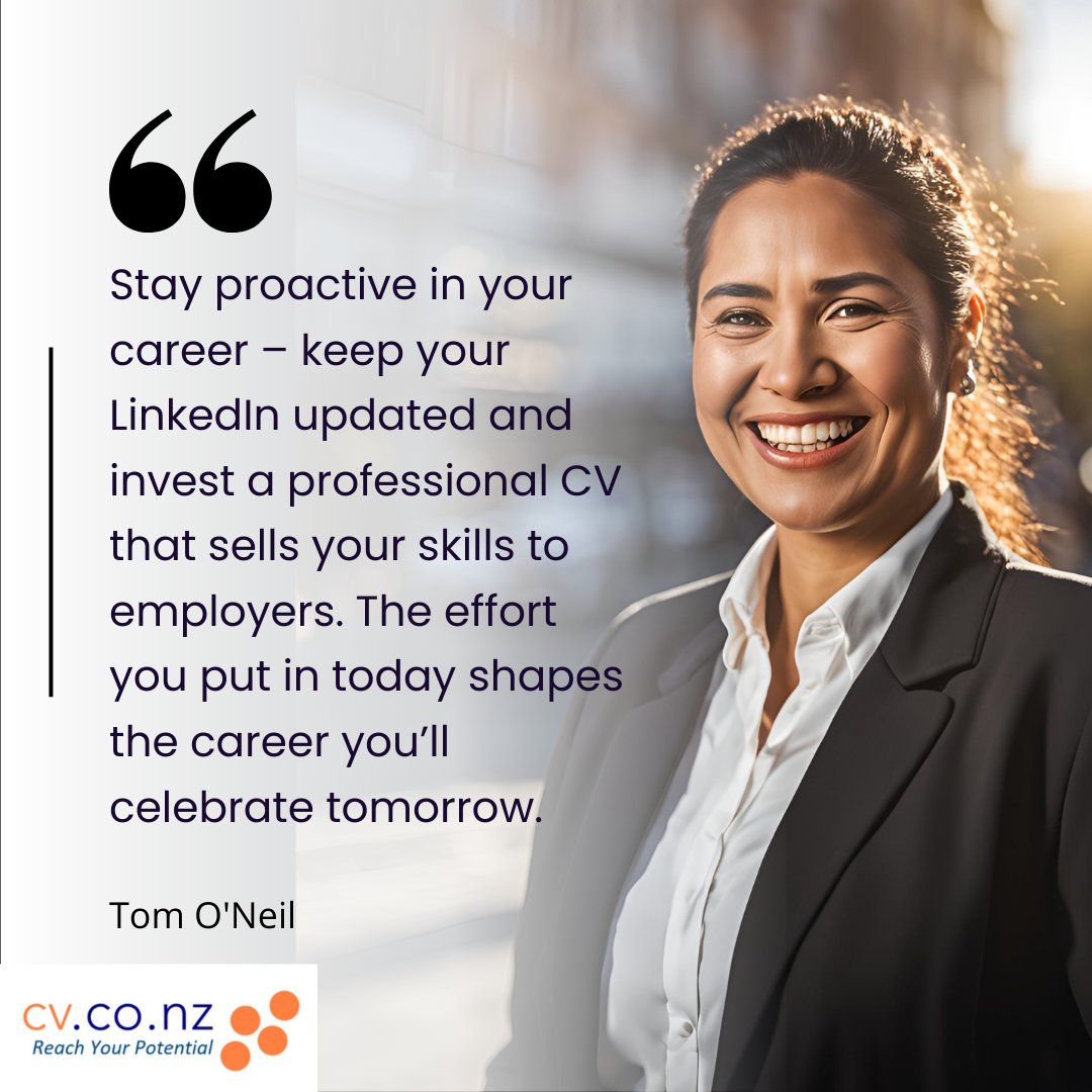TomONeil_com's tweet photo. Stay proactive in your career – keep your LinkedIn updated and invest a professional CV that sells your skills to employers. The effort you put in today shapes the career you’ll celebrate tomorrow. https://t.co/L5z79GNwNP