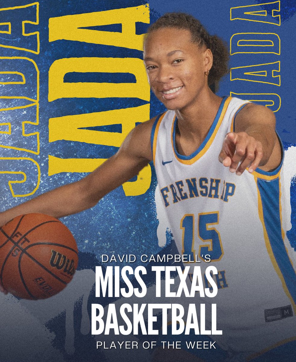 It's time to VOTE! Frenship Nation, we need your VOTES!💥 Jada Jackson has been nominated for David Campbell's Miss Texas Basketball Player of the Week! 🏀

Jada was nominated for having 24 points &amp; 20 rebounds in the game against Odessa last week.

VOTE: 
texasfootball.com/mr-and-miss-te…