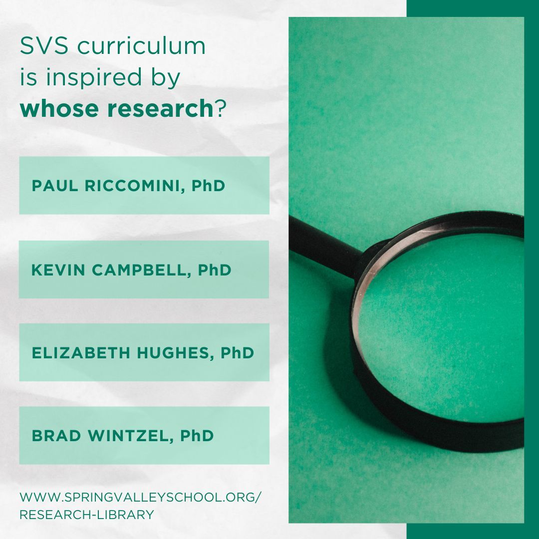 At #SVS, we deliver on our mission of building bright futures for students with learning differences by providing a whole-child &amp; research-based approach to education. #dyslexia #dysgraphia #dyscalculia. Learn More: buff.ly/38rng1t
info@springvalleyschool.org 205-423-8660