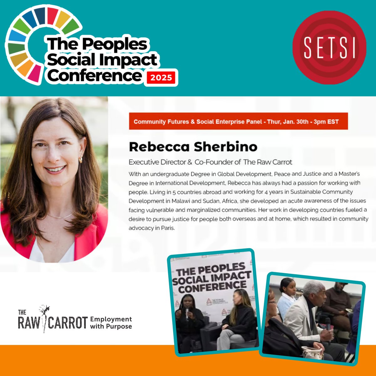 Excited to connect with amazing organizations at #TPSIC2025! Join us Thursday at 3pm for a Virtual Panel on Social Enterprise: tpsic.ca #SocialImpact #Equity #Inclusion