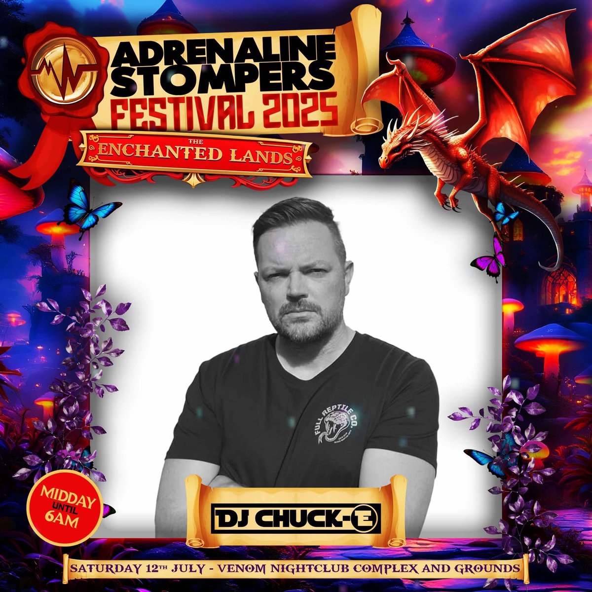 DJ Chuck-E / Jinko Chino will be Representing HDUK and making his debut at Adrenaline Stompers Saturday 12th July! 😎

Full flyer out on Wednesday 🔥