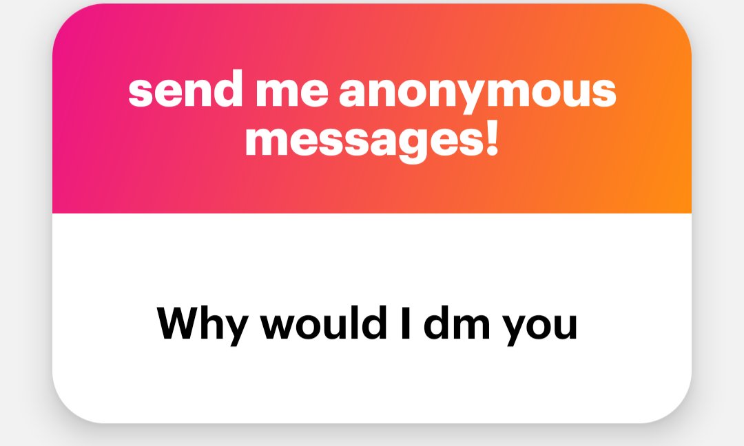 We need to have a chat