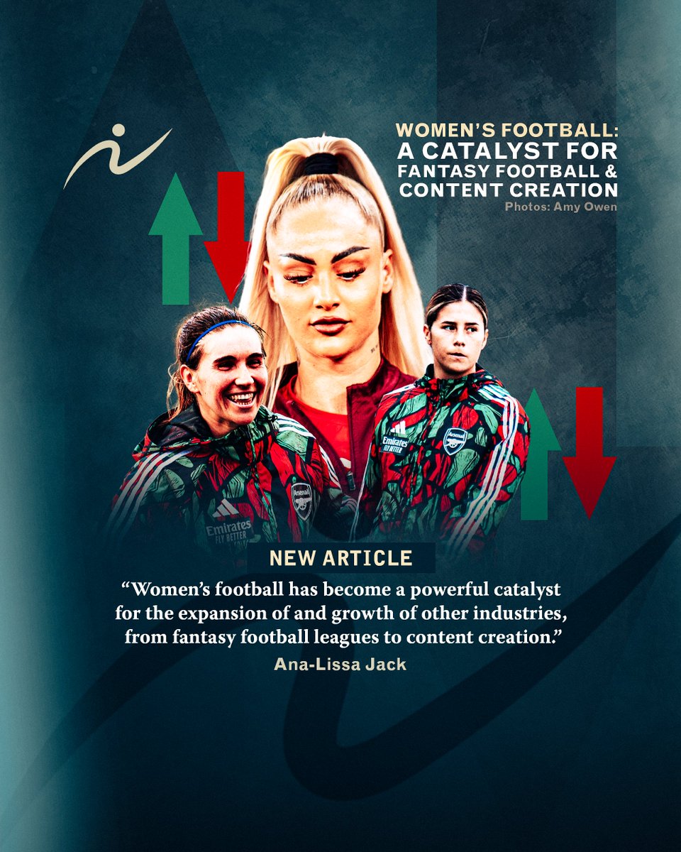 beyond_pitch's tweet image. beyondthe-pitch.com/womens-footbal…

Ana-Lissa Jack (@AnaLissaJack1) discusses how women’s football is a catalyst for fantasy football and content creation.

Available now on the Beyond the Pitch website!  

🖼️ graphic by @LDAWGraphics
📷 by Amy Owen

#womensfootball #woso #beyondthepitch