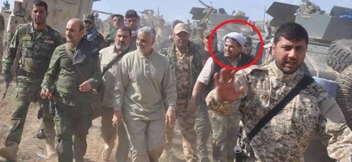 Iraq’s National Security Adviser <a href="/qassimalaraji/">قاسم الاعرجي</a> seen here walking around with terrorist Qassem Soleimani. Is he Iraq’s National Security Adviser or the Iranian regime’s?