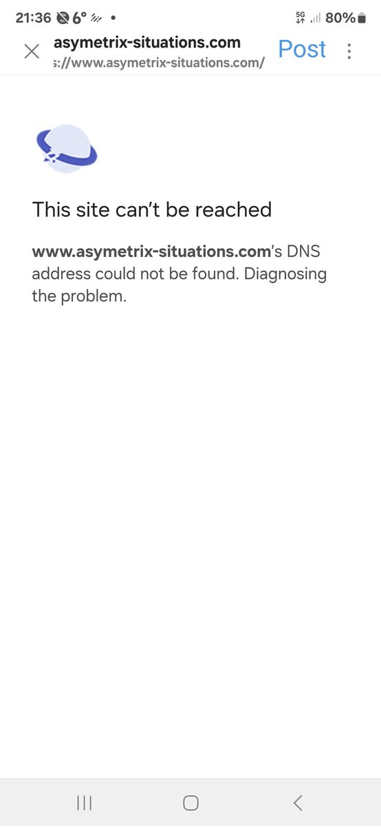 MSahnawe's tweet photo. @asymetrix_sit What happened to your website? https://t.co/oZYgyQeBGv