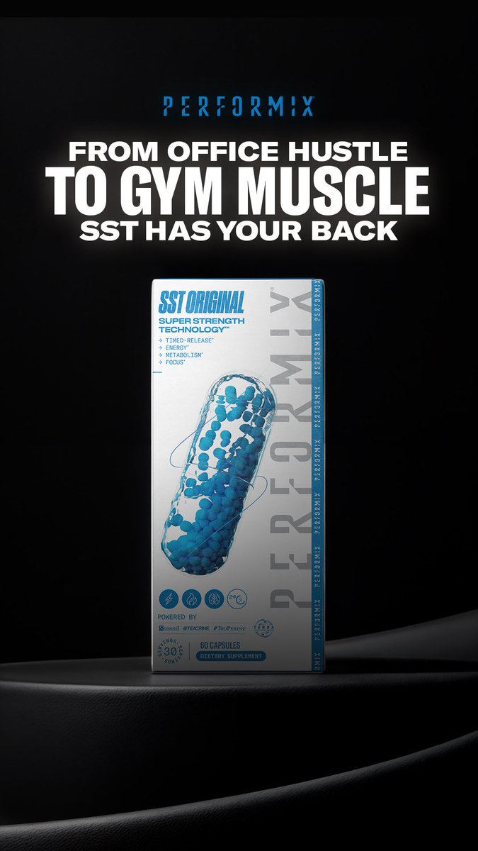 PerformixDriven's tweet image. “Turn your energy ON with Performix SST 💥🔥 Available now at Walmart and Walmart.com! 🛒 

Boost your focus, burn fat, and crush your goals. 

Don’t wait—grab yours today!