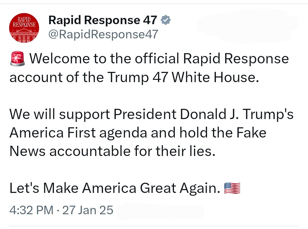 BehizyTweets's tweet photo. President Trump's White House just launched a Rapid Response Unit to combat fake news in real time.

This is what we didn't have in 2017. The media was allowed to lie without any response, but now they can't. This special unit will quench hoaxes before they spread like wildfire. https://t.co/3B0jb9lWZ1