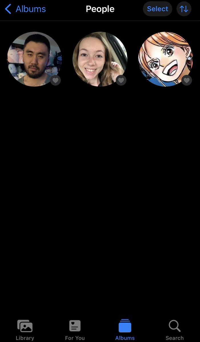Kaitdillard12's tweet photo. The only three people my phone recognizes are me, my boyfriend, and Nami one piece. https://t.co/NTAPVfEmc3