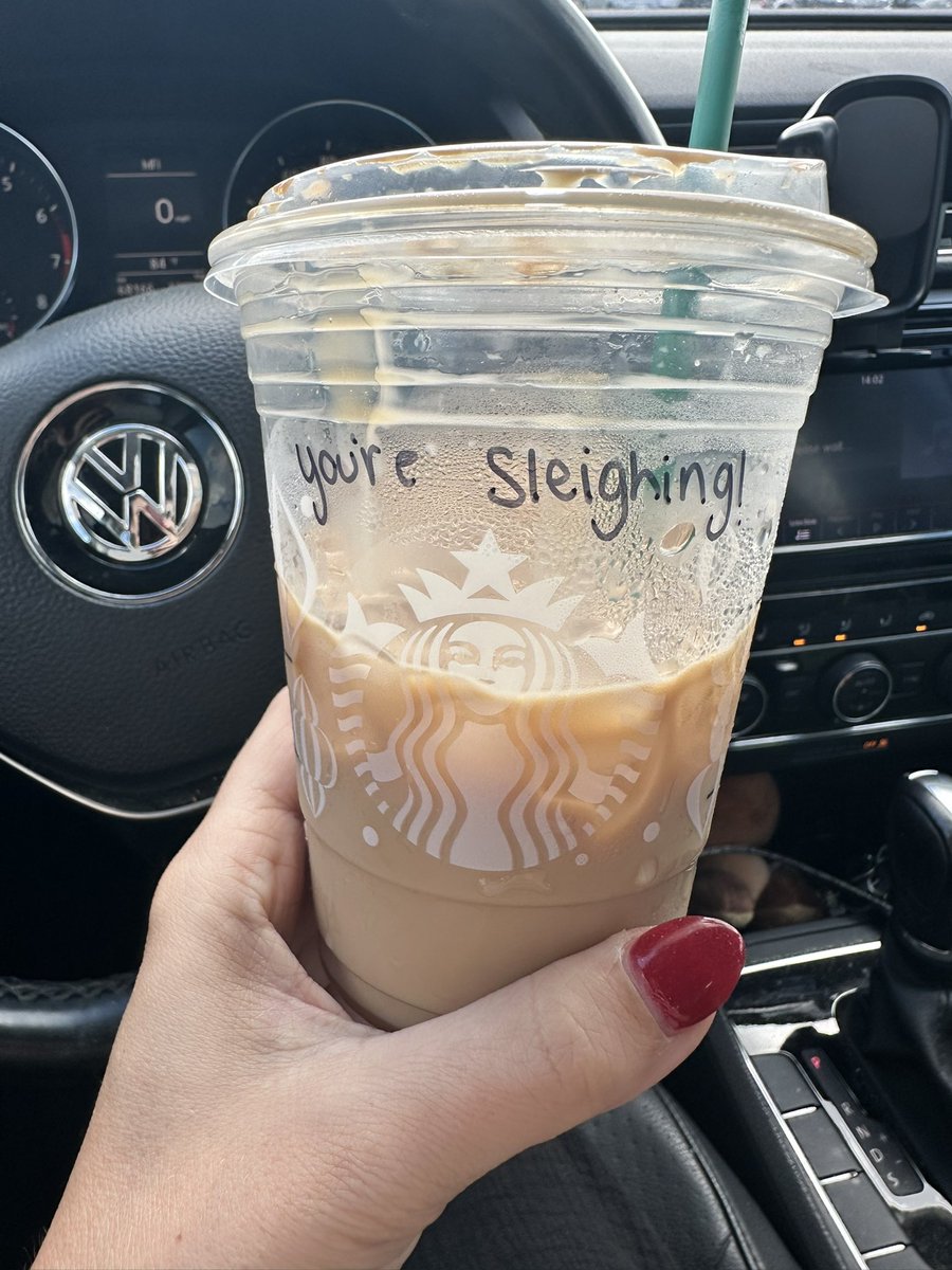 NPappacoda's tweet photo. @michaelmiraflor @Starbucks @Anomaly Dec 17th in Florida … I thought it was cute enough to take a pic so maybe it’ll in a test market ? https://t.co/UKSz8VOIdz