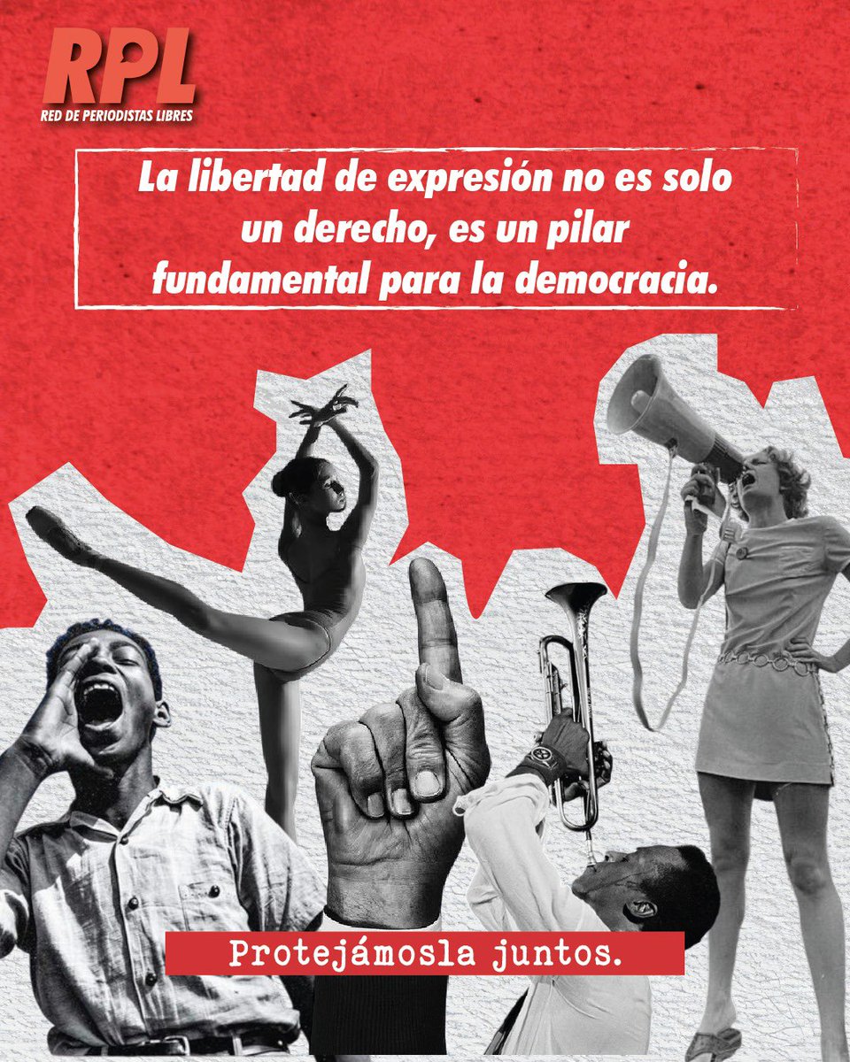 📢 La libertad de expresión es un pilar de toda sociedad democrática. Cuando se protege, se garantiza el acceso a la información, el debate público y la diversidad de voces. 🗞️✨
#LibertadDeExpresión #SinPrensaNoHayDemocracia #DerechoAInformar #RPLEC #PeriodismoLibre #Información