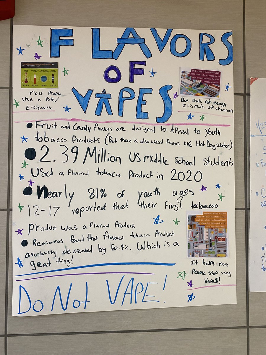 MissF_HealthEd's tweet photo. Last week Reality Check club members practiced their advocacy skills to raise awareness on the harmful effects of vapes and other tobacco products. https://t.co/mkZqSHksSj