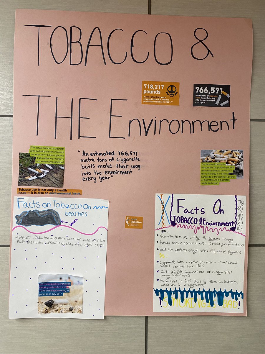 Last week Reality Check club members practiced their advocacy skills to raise awareness on the harmful effects of vapes and other tobacco products.