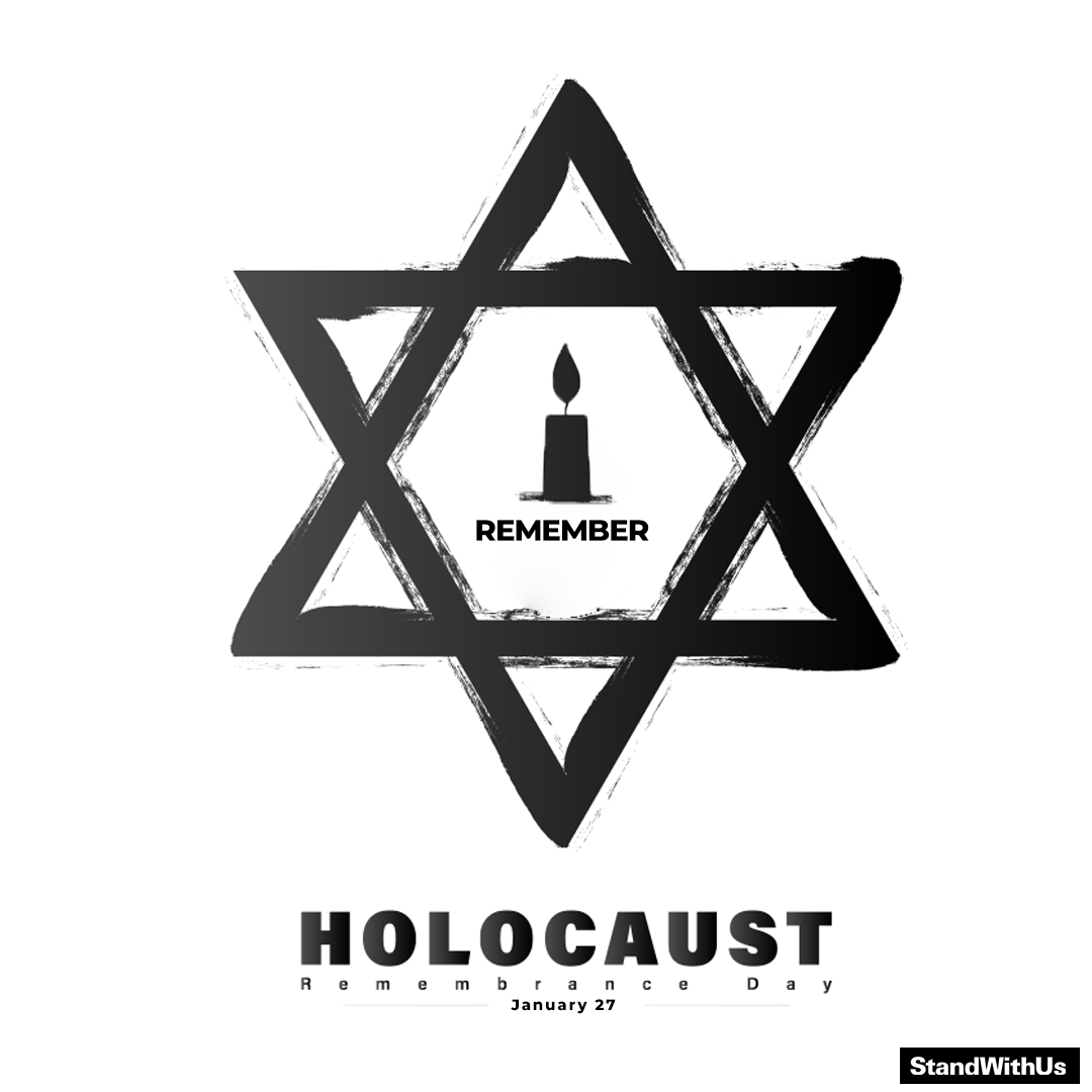 StandWithUs's tweet photo. I remember 🕯️
I remember the Holocaust.
I remember the 6 million stolen Jewish lives, and millions of others.
I remember the stories.
I remember the survivors.
I remember the heroism.
I remember the resilience.
...and I remember that silence can be deadly.
I remember. https://t.co/3mtcTeUywS