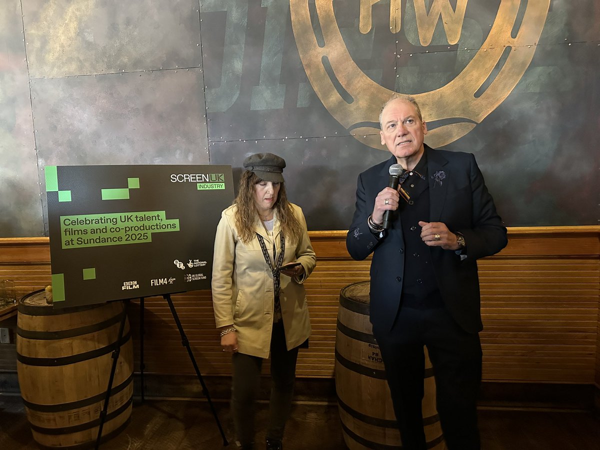 Great pleasure to co host and speak on behalf of <a href="/filminuk_BFC/">British Film Commission</a>  at the annual <a href="/ukscreen/">UK Screen</a> #BrunchWithThe Brits <a href="/sundancefest/">Sundance Film Festival</a> in #Highwest alongside  <a href="/miafilms/">Mia Bays</a> &amp; our terrific partners <a href="/BFI/">BFI</a> , <a href="/BBCFilm/">BBC Film</a> , #FilmFour  #UKGlobalScreenFund &amp; <a href="/Screendaily/">Screen International</a>