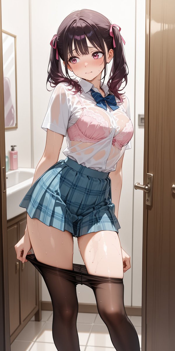 curry3_aiart's tweet image. どうしよっ？先生のお家に来ちゃった…