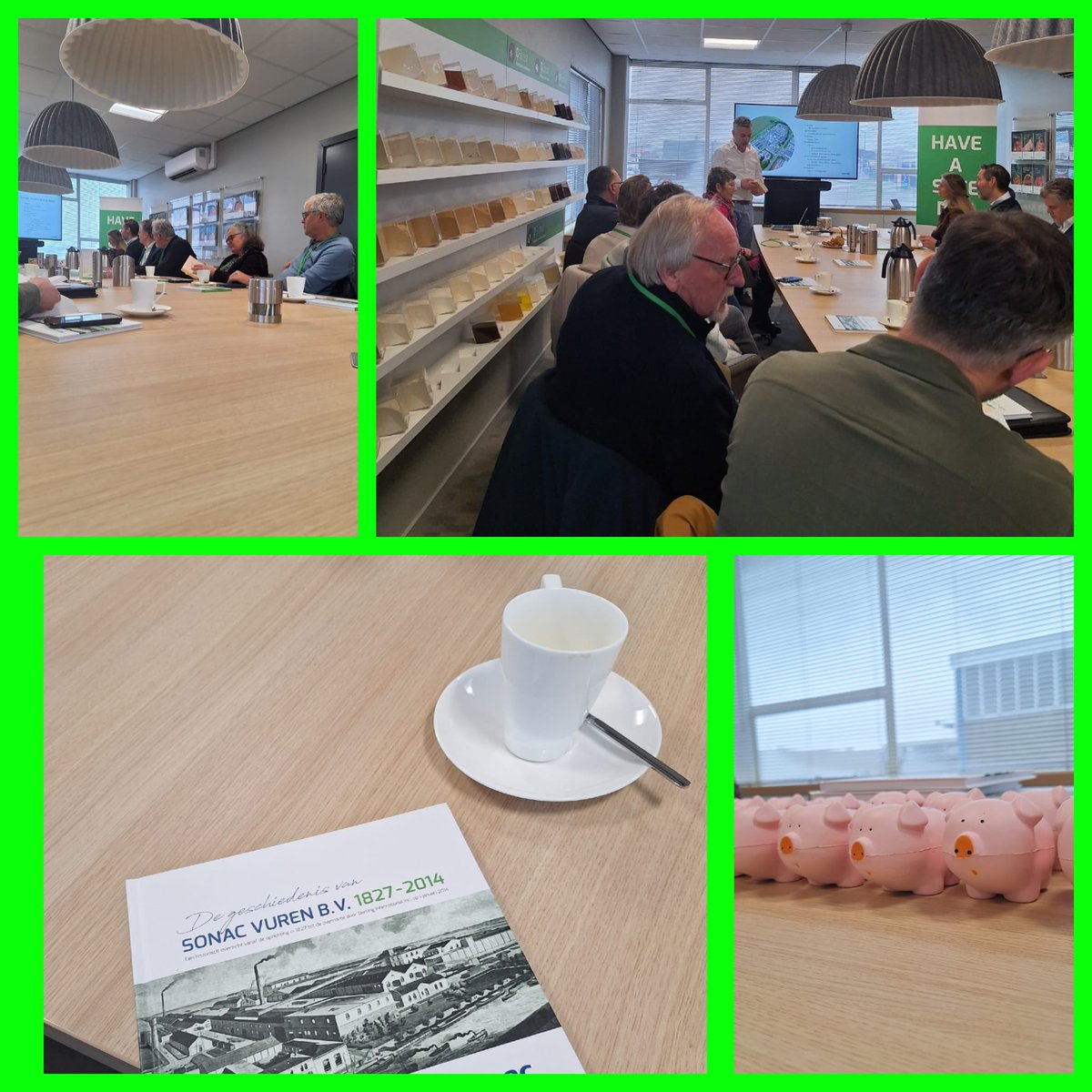 CDAWestBetuwe's tweet photo. Fractievoorzitters, bestuur en leden van CDA West Betuwe gingen dit weekeinde op werkbezoek bij twee prachtige bedrijven in West Betuwe. Wat mogen we trots zijn op #Sonac en #Kaldenberg! Beiden grote innovatieve werkgevers met een uniek bedrijfsmodel en hoogwaardige output! https://t.co/EwPN6drOAm